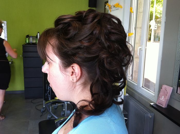 Essai coiffure - Côté gauche