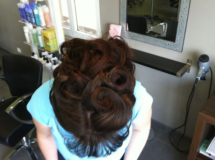 Essai coiffure - Dessus