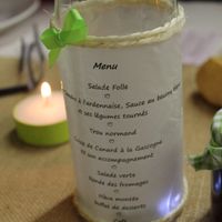 menu bouteille