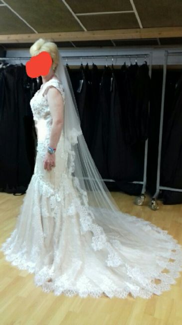 Voile avec une robe qui a un dos travaillé ? 3