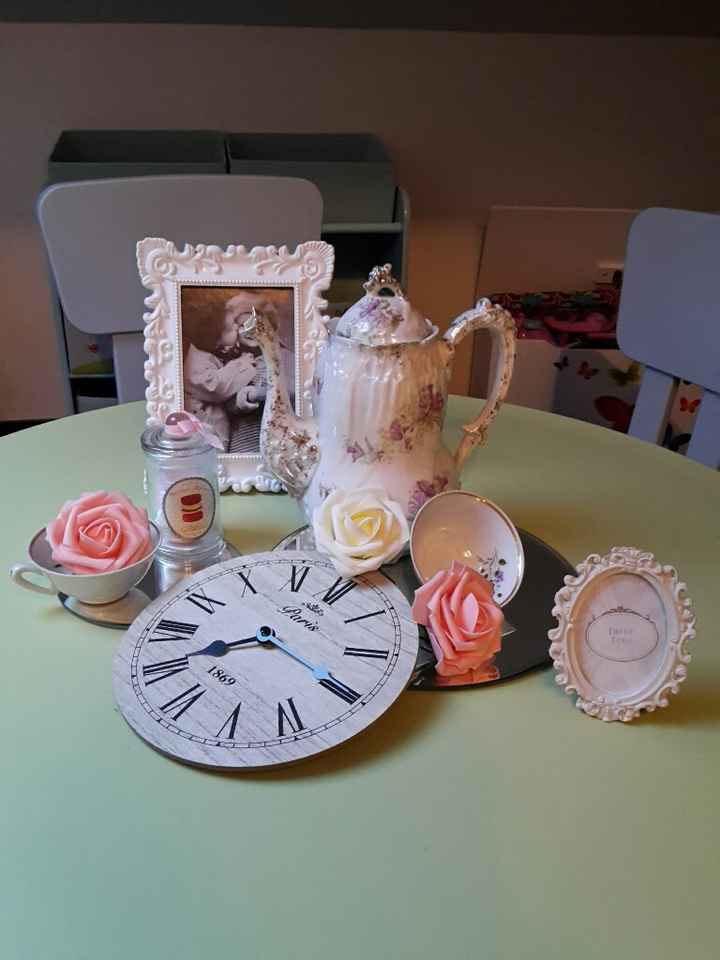 Centre de table inspiration alice au pays des merveilles - 1