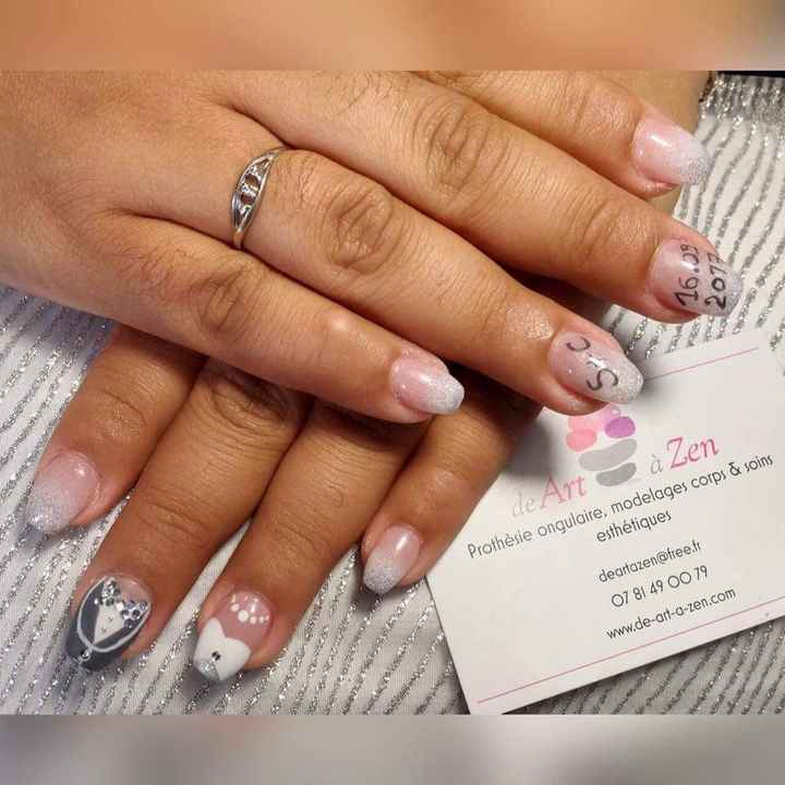 Ongles mariage