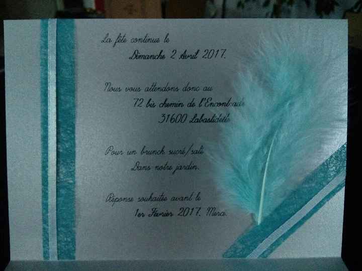 Faire-parts finis! - 1