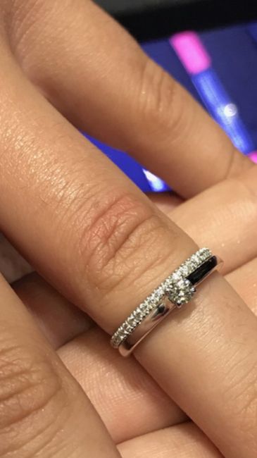 Bague fillançaille + alliance