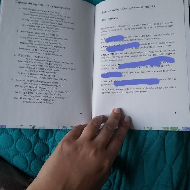 Exemple de livre de cérémonie religieuse - 7