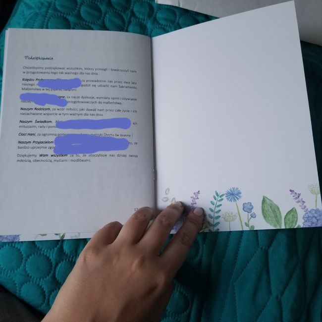 Exemple de livre de cérémonie religieuse 8