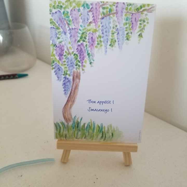 Fabrication de présentation menu sur table - 2