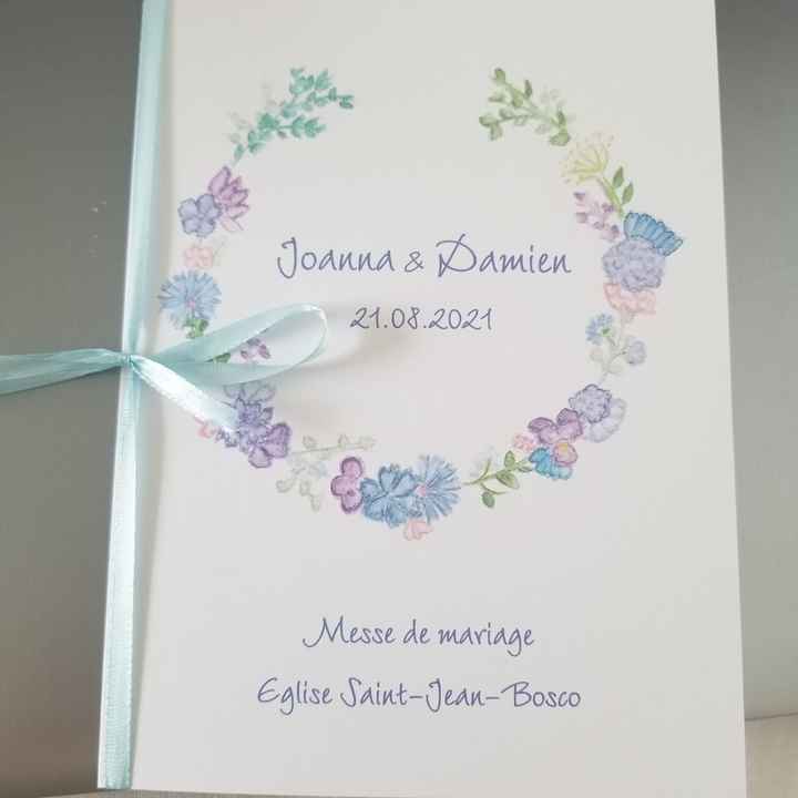 Exemple de livre de cérémonie religieuse - 1