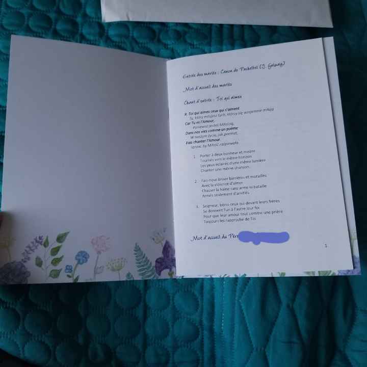 Exemple de livre de cérémonie religieuse - 2