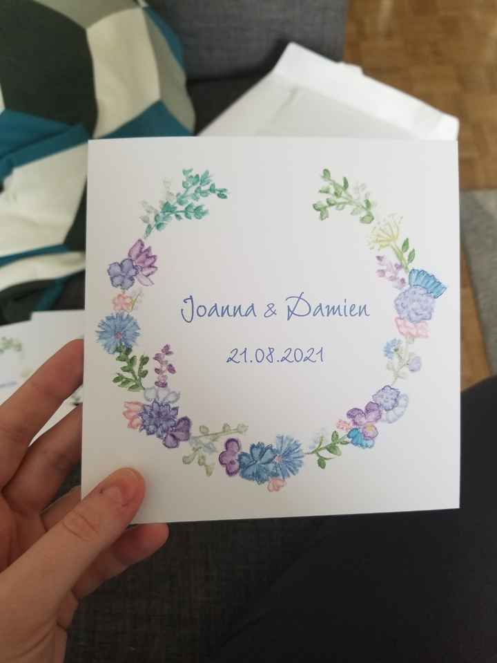 Faire-part fait maison - 1