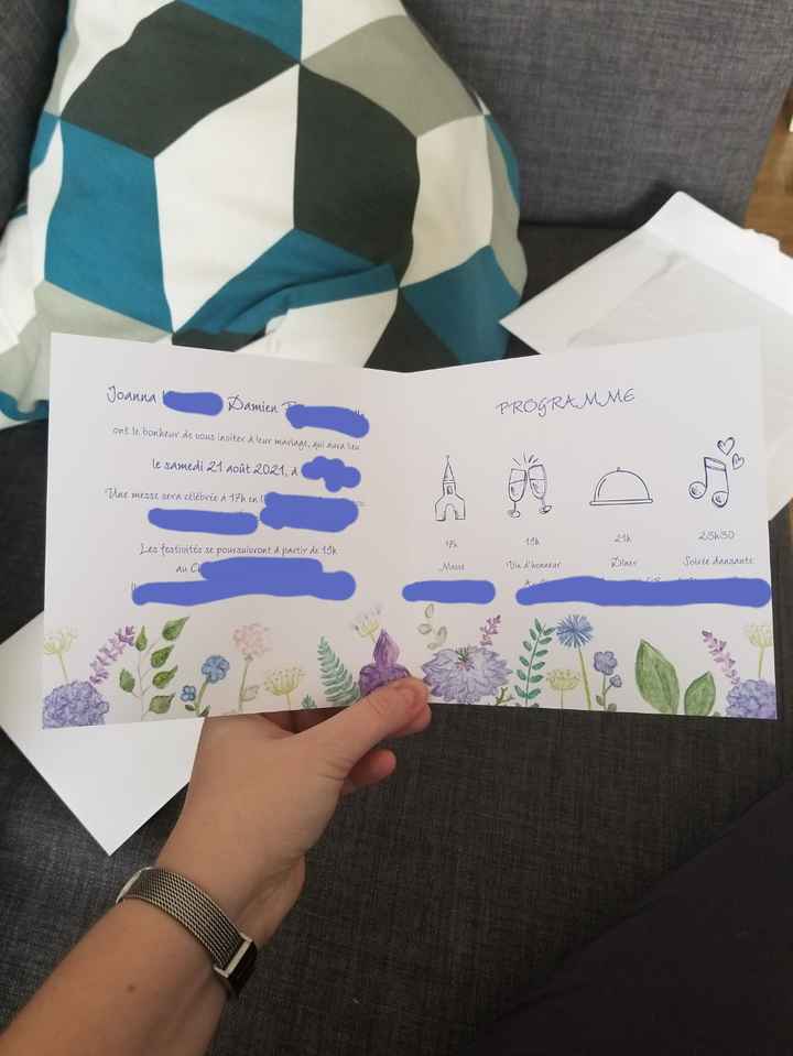 Faire-part fait maison - 2