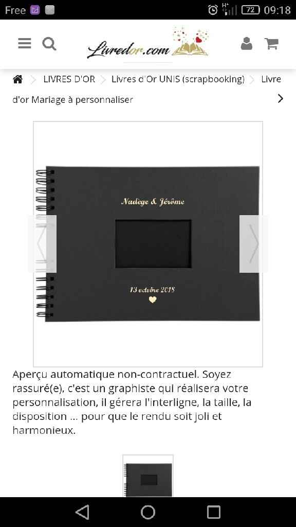  Il est temps de penser au livre d’or 🧐 - 1