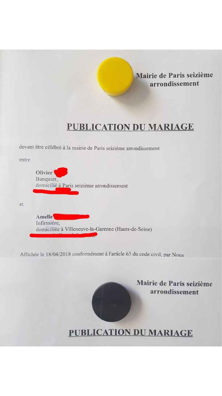 Bans publiés. Déjà? - 1