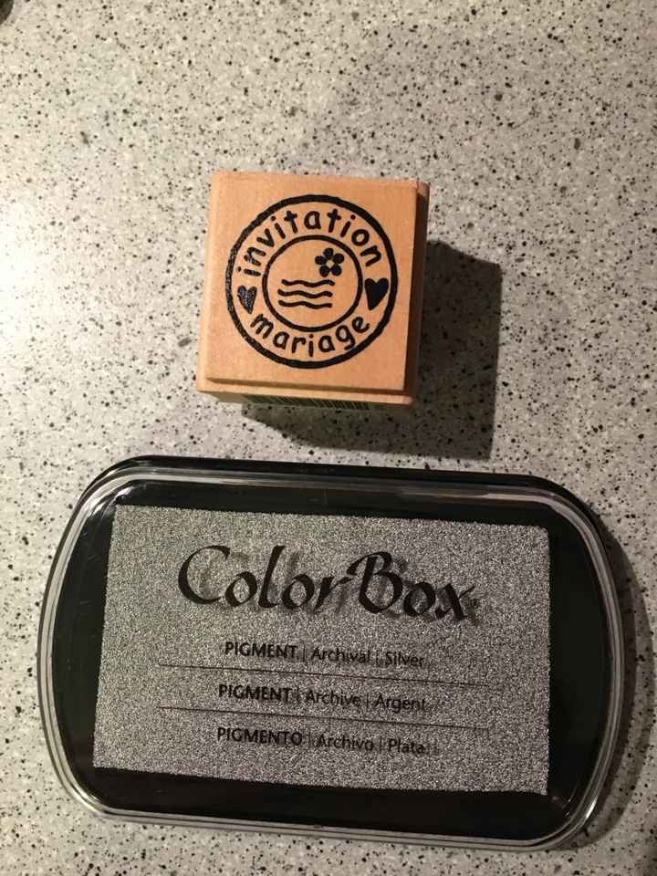 Tampon faire part - 1