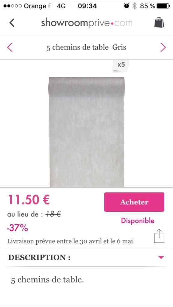 Vente showroom privée - 1