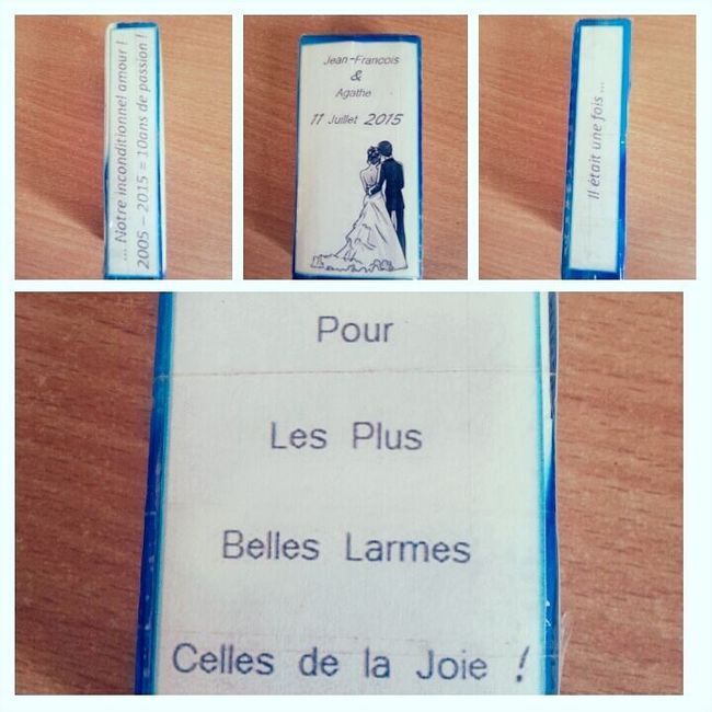 Décoration Paquet Mouchoir pour les Invités 