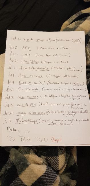Loterie des mariés! 😉 - 1