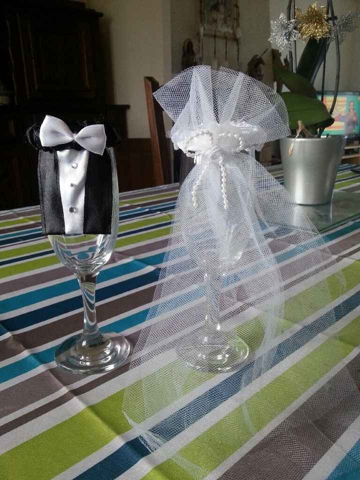 Déco verres mariés - 1