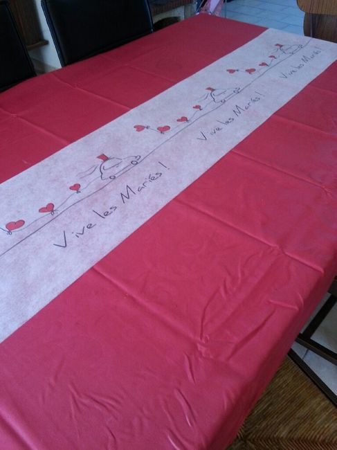 Essai table d'honneur - 1