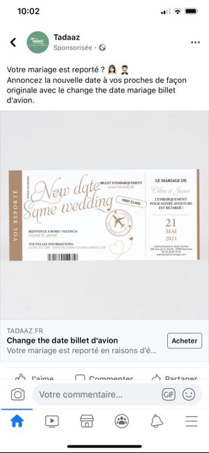 Change de date terminé 2