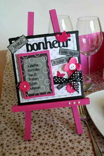 Idée support nom de table - 3