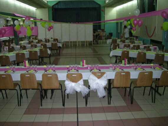 Disposition des tables - 1