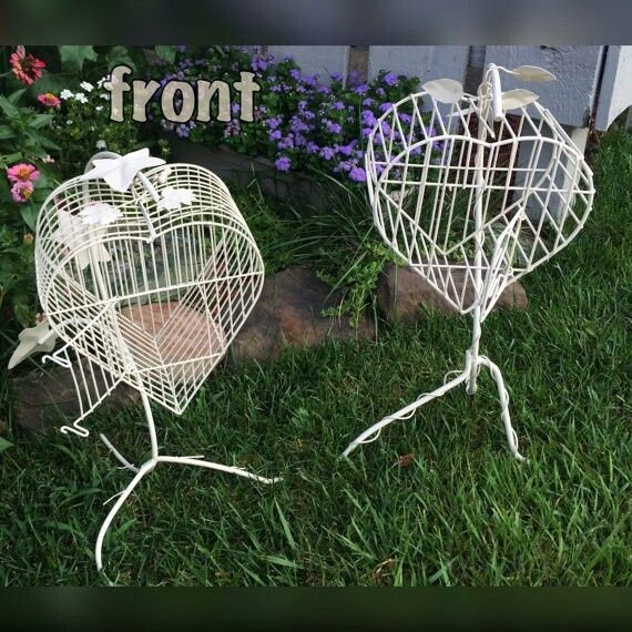 Urne cage en forme de coeur - 1