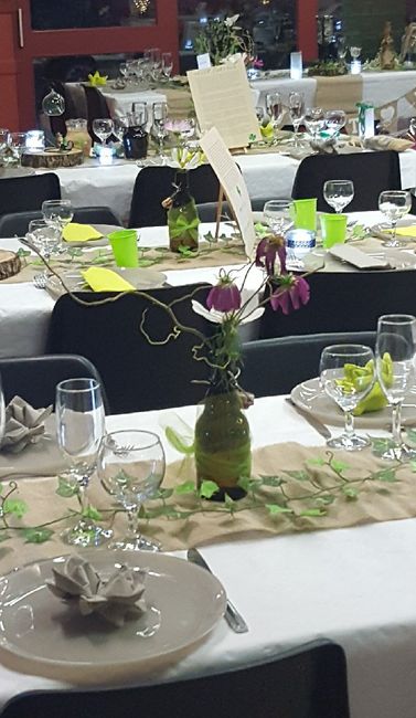 Décorations de tables sans fleurs - 1