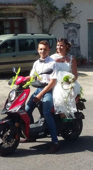 Arrivée en moto - 1