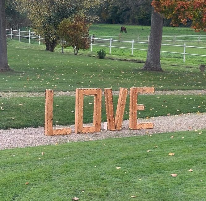 Lettre sur mesure décoration 2