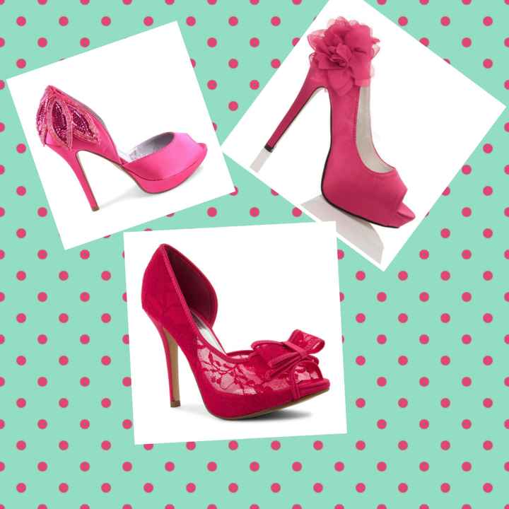 nouvelles trouvailles chaussures fuchsia