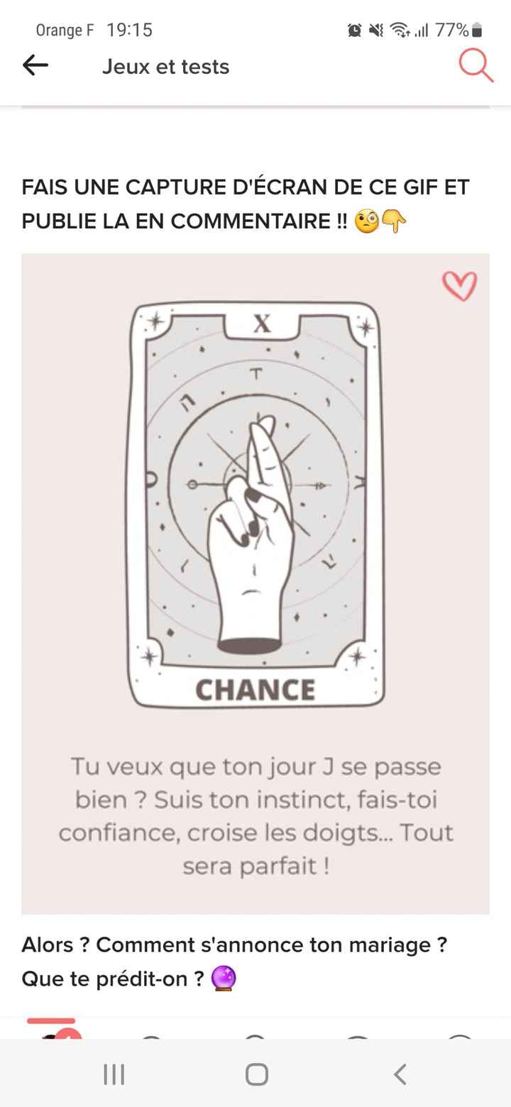 La chance te sourit 🔮😃 - 1
