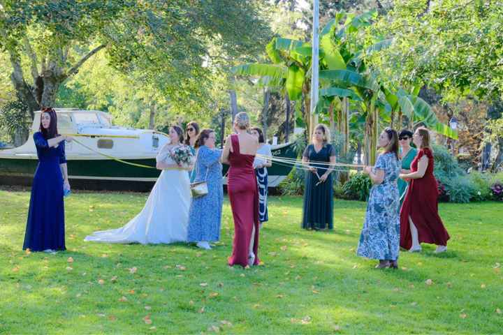 Lancement du bouquet, ruban... - 1