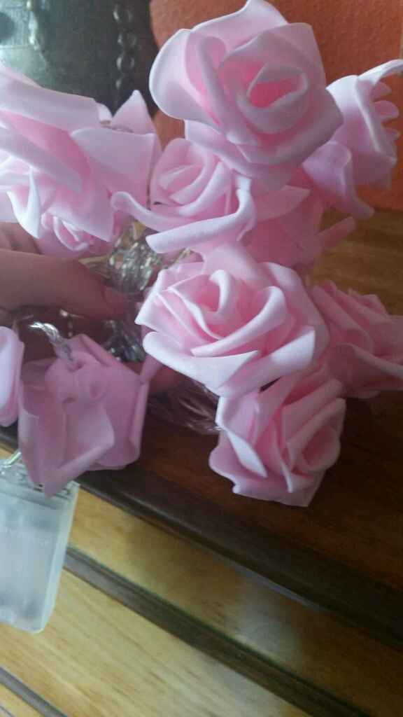 Éléments décoration  rose pastel, blanc, taupe - 2