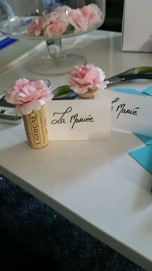 Diy du jour : mes marque place - 1