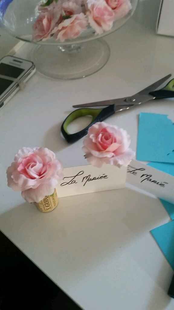Diy du jour : mes marque place - 2