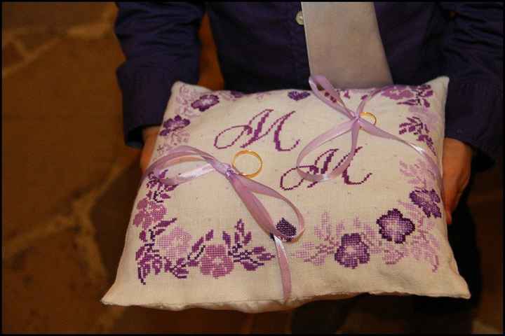 Coussin, Alliance, Fait main par maman