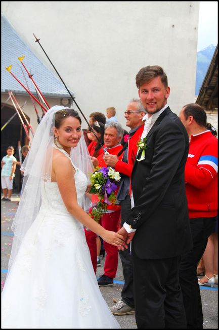 Sortie d'Eglise, Haie d'Honneur, Moniteur de Ski, Beaufortain