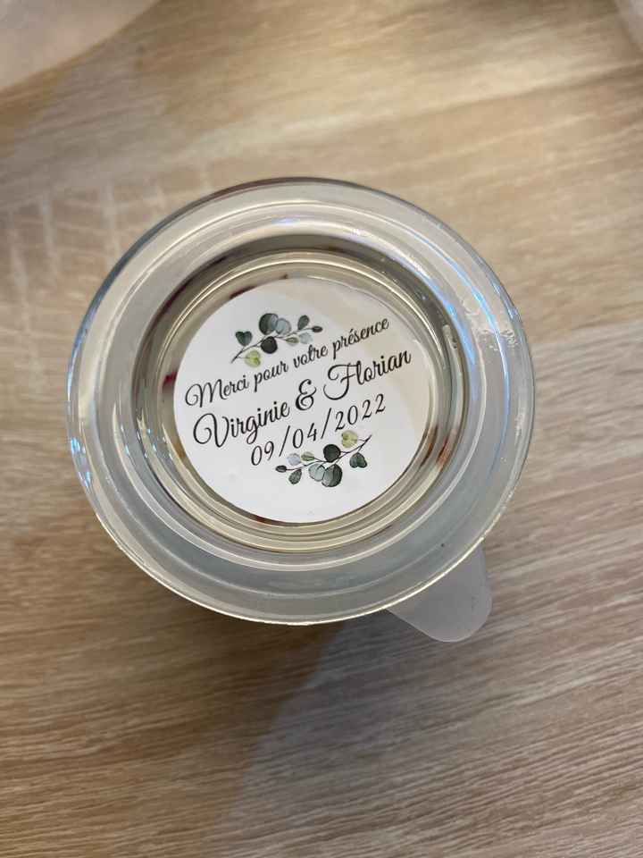 éTiquettes autocollantes pour cadeau invités - 1