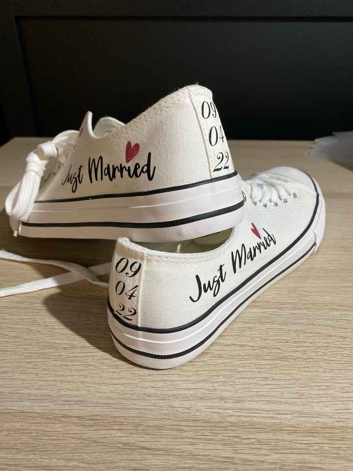 Des baskets personnalisées pour le jour J 👟 - 1