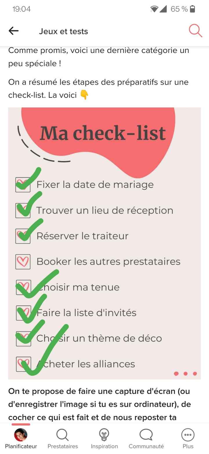 BONUS : Une check-list à cocher ✅ - 1