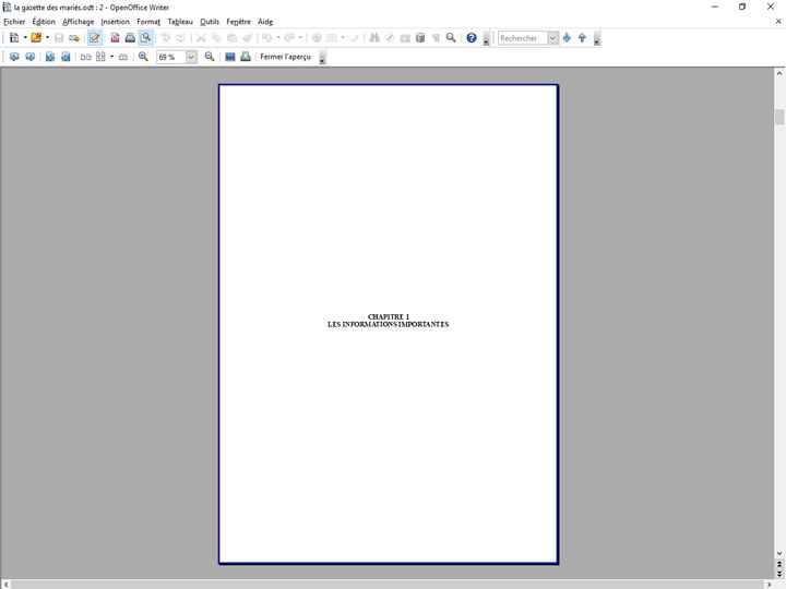Fin de la rédaction de ma gazette - 4