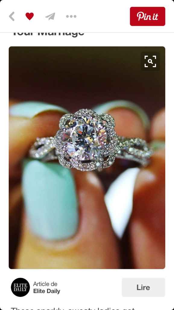 A la recherche de bague solitaire - 1