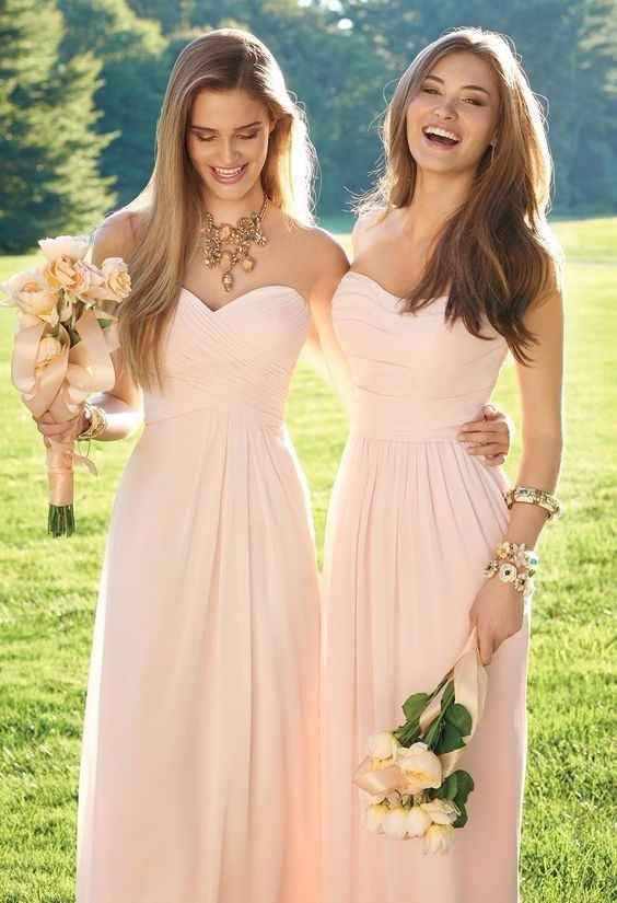 Les robes de demoiselles d'honneur : simple