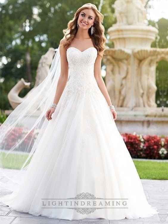 Je suis une mariée classique : la robe