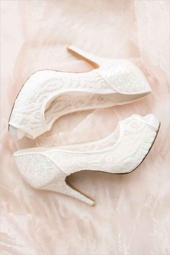 Je suis une mariée classique : les chaussures