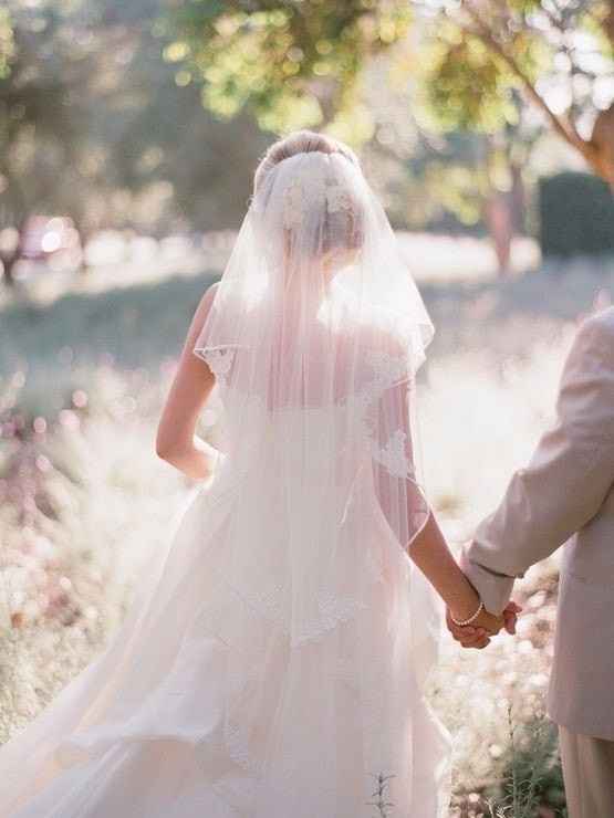 Je suis une mariée classique : le voile