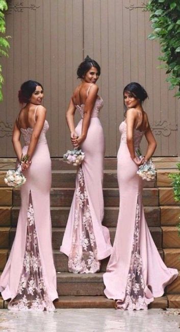Les robes des demoiselles d'honneur