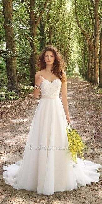 La robe de mariée : Simple