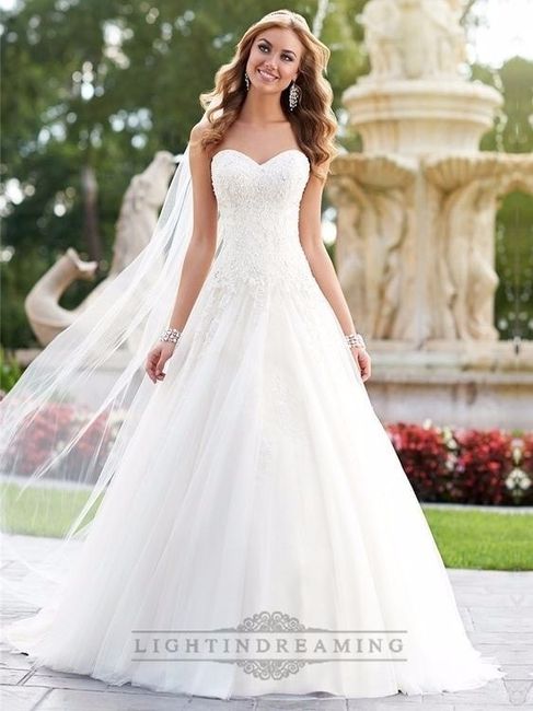 Je suis une mariée classique : la robe